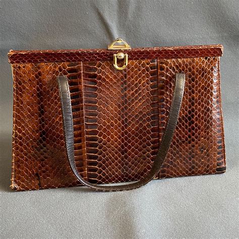 vintage snakeskin handbags